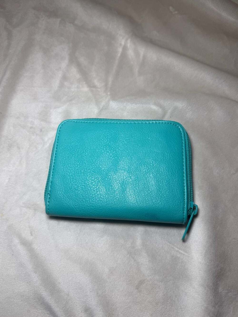 Unbranded Turquoise Zippered Accordion Wallet